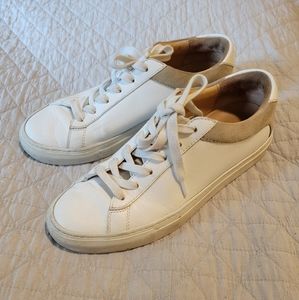 Koio Collective Leather Shoes, Capri in 'Bianco', White/Beige sz 38